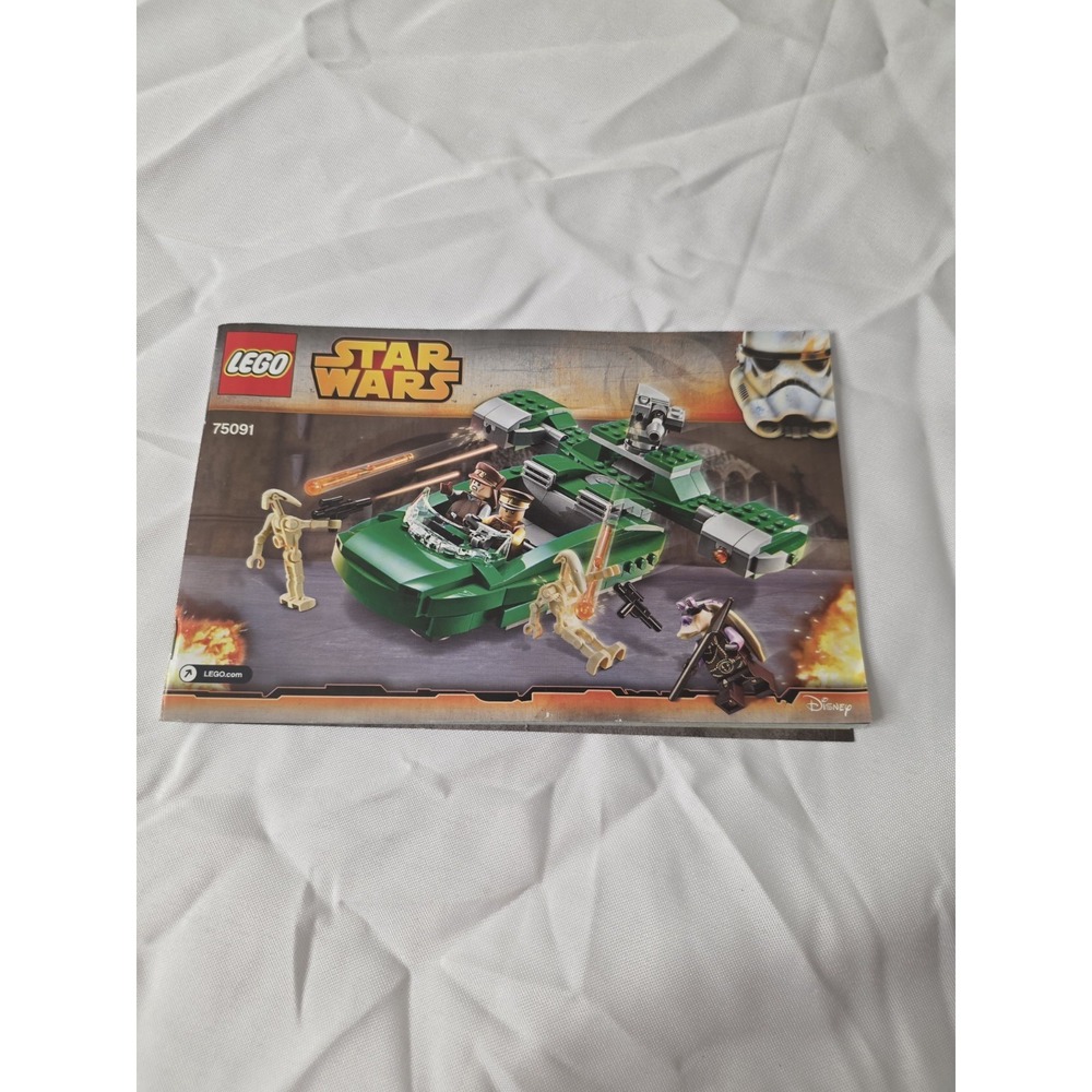 LEGO Star Wars 75091 Flash Speeder Instruction Manual Booklet Illustrated Multi